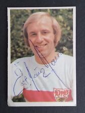 K.H. Handschuh VfB Stuttgart Bergmann KÖNIG FUSSBALL 1972/73 №191 orig signiert 
