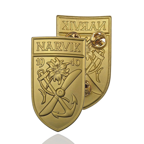 ärmelschild narvik - narvik, (gold)