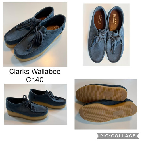 Clarks 40 wildleder - clarks,, gr.