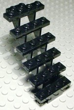 lego stairs 7x4x6 black