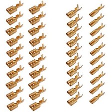 ✅Kabelschuhe 40 Stück Blank