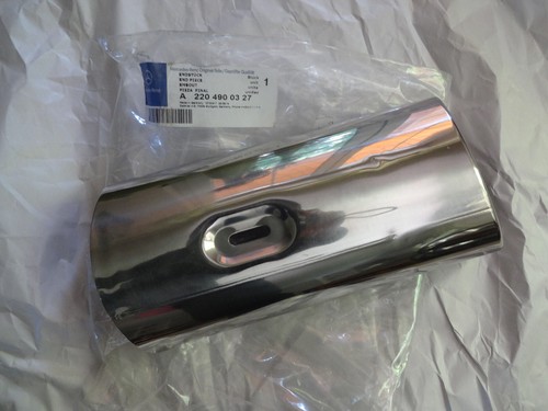 Mercedes w220 auspuff blende - mercedes,
