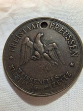 Dienstmarke Polizei  Preussen