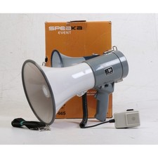 MEGAPHON MIT SIRENE UND HANDMIKROFON + Defekt (267910)