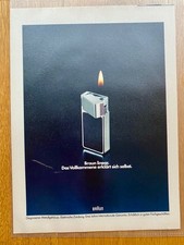 Braun linear Feuerzeug 70s