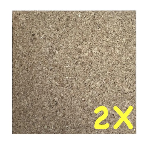 Naturkork korkplatten - 2x,