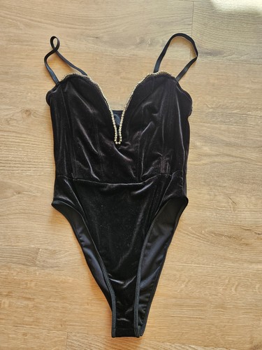 Shein body damen schwarz - body, s