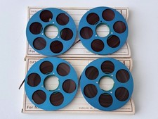 4x NAGRA Spulen / Reels "Blau