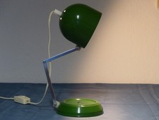 Klapp Leuchte Tisch Lampe grün Mid Century 60er vintage