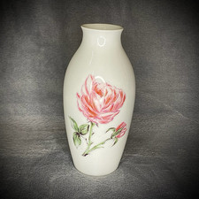 Rosenthal Selb Bavaria Porzellan Vase - florales Design - 18 cm - 1963