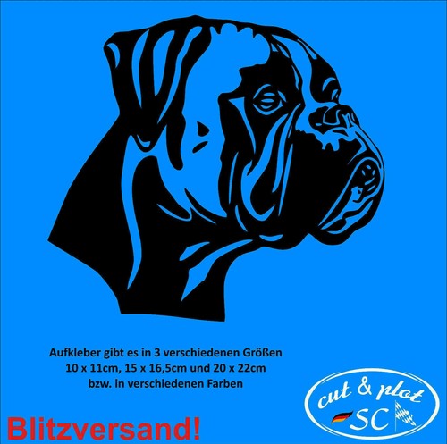 Deutscher boxer aufkleber auto - deutscher,