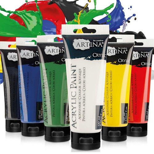 Acrylfarben 120ml set - acrylfarben,