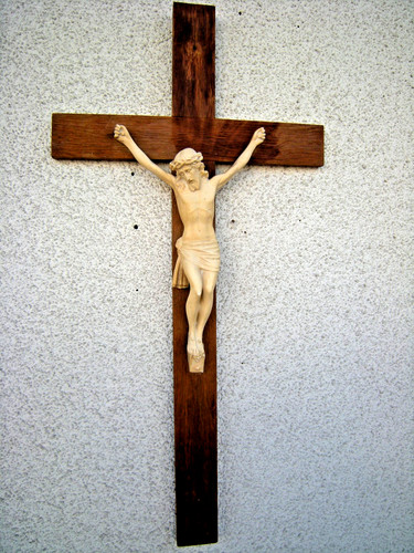 Antike große wandkreuz - antike,