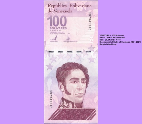 Venezuela 100 bolivares - ,