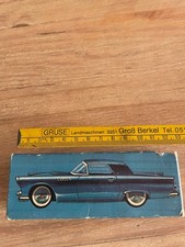 Vintage Thunderbird '55 Avon Wild Country After Shave, Leere Flasche bkaues Glas