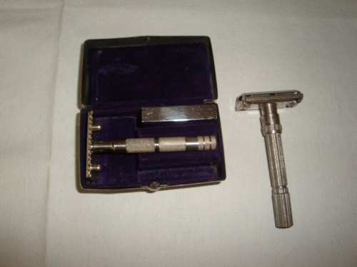 2alte nassrasierer gillette - nassrasierer, 1x