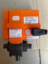 +GF+ Typ 115 Kugelhahn Elektrischer Stellantrieb 220 V 3 Wege