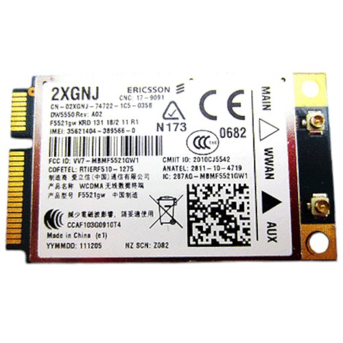 Ericsson umts dw5550 wwan - umts,