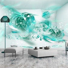 Abstrakt Diamant Blau Braun