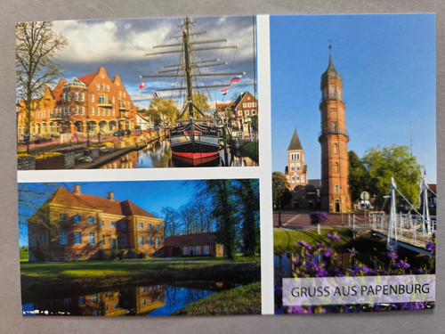 Ansichtskarte papenburg - ansichtskarte, /