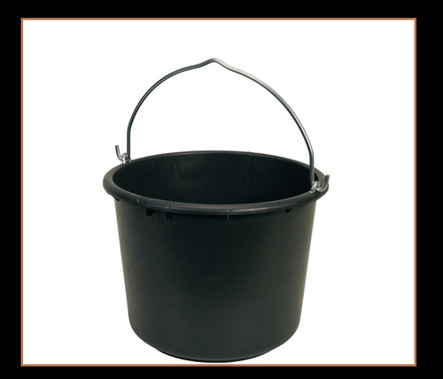 Baueimer 12l schwarz