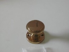 Türknopf Messing mit Rosette nicht drehbar Ø 49 mm Türknauf