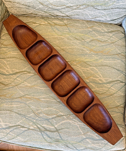 Teak servierschale 60cm - teak,