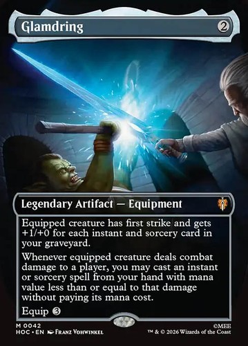 Mtg glamdring foil exc - 42,