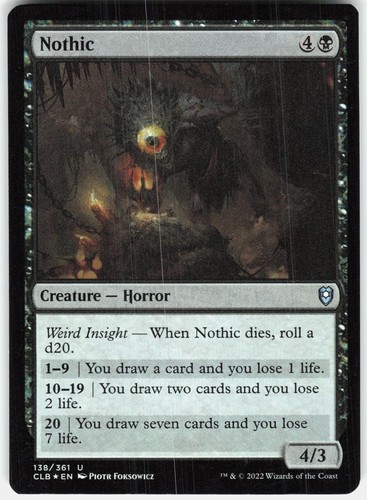 Nothic commander legends - nothic,