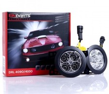 LED Tagfahrlicht Rund DRL Ø70mm universal 6000K R87 & E-Prüfzeichen OSRAM-Diode