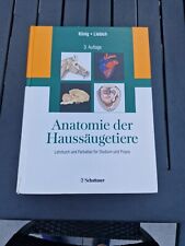 Anatomie der Haussäugetiere Lehrbuch und Farbatlas König Liebich Tiermedizin