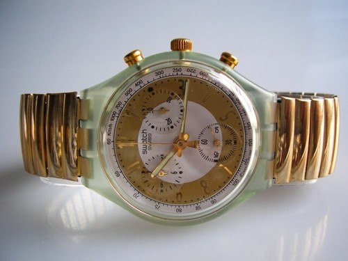 Swatch chrono flex golden - swatch, chrono-flex