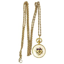 Aero Watch Neuchatel Kettenuhr Sprungdeckel Uhr mit Kette Handaufzug 