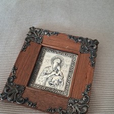 Kleine alte ikone silber - silber,