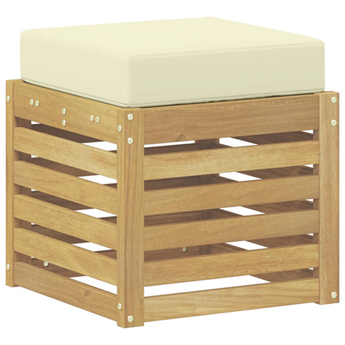Outdoor hocker bank - bank, weiß