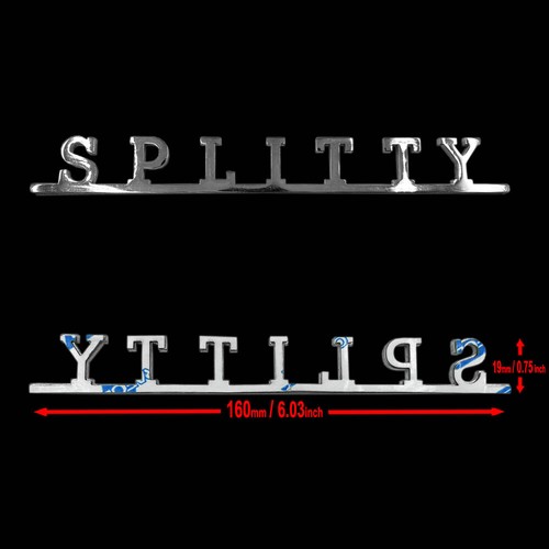 Schriftzug emblem splitty - emblem,
