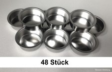 Teelichthalter Metall Silber Blecheinsatz Ø 40mm H:18mm Teelicht Tülle tief