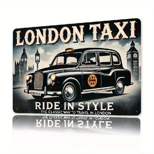 Blechschild london taxi - blechschild,