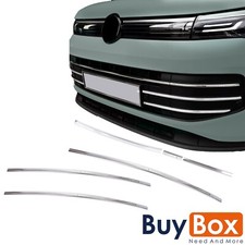 6 TLG für VW Tiguan Kühlergrill Leisten Chrom Edelstahl Grillleisten (ab 24)