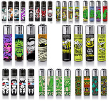 CLIPPER Feuerzeug Serie Qualität Lighter Gas Design Original Set Mix Flint Neu