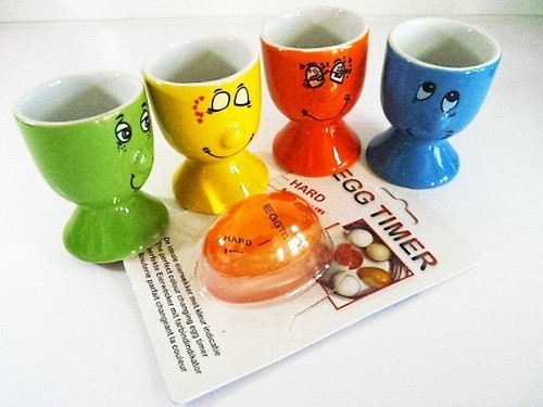 Egg timer mit eierbecher - mit,