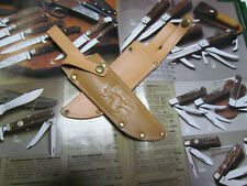 Solingen Messerscheide Evertz mit Hirsch Prägung. Für 12 cm Klingen Länge.