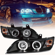 CCFL Angel Eyes Scheinwerfer Set schwarz für BMW Z3 01.1996-2002 | Kratzer