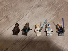 5 Lego Star Wars Minifiguren Luke Skywalker, Chewbacca, Stormtrooper + 2 Andere