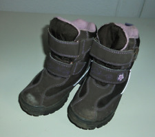 Braun/flieder Winterstiefel