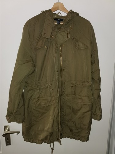 Khaki langer basic - "h&m",
