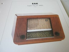 Radio Archiv N 95 Schaltplan EAK Super 65/51 WKS, 1951