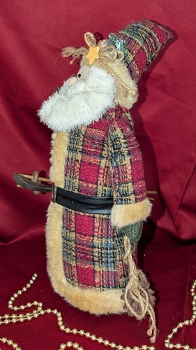 Weihnachtsmann aus stoff - weihnachtsmann, mit