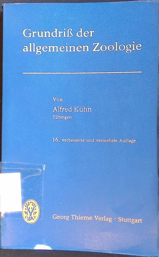 Grundriß der allgemeinen