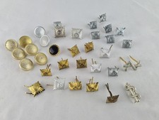 Konvolut Dienstgradsterne Knöpfe für Schulterstücke DDR Wehrmacht BRD 34 Teile